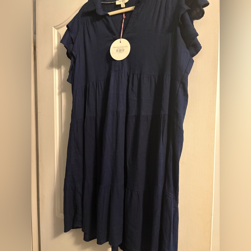 NWR Umgee navy dress size large